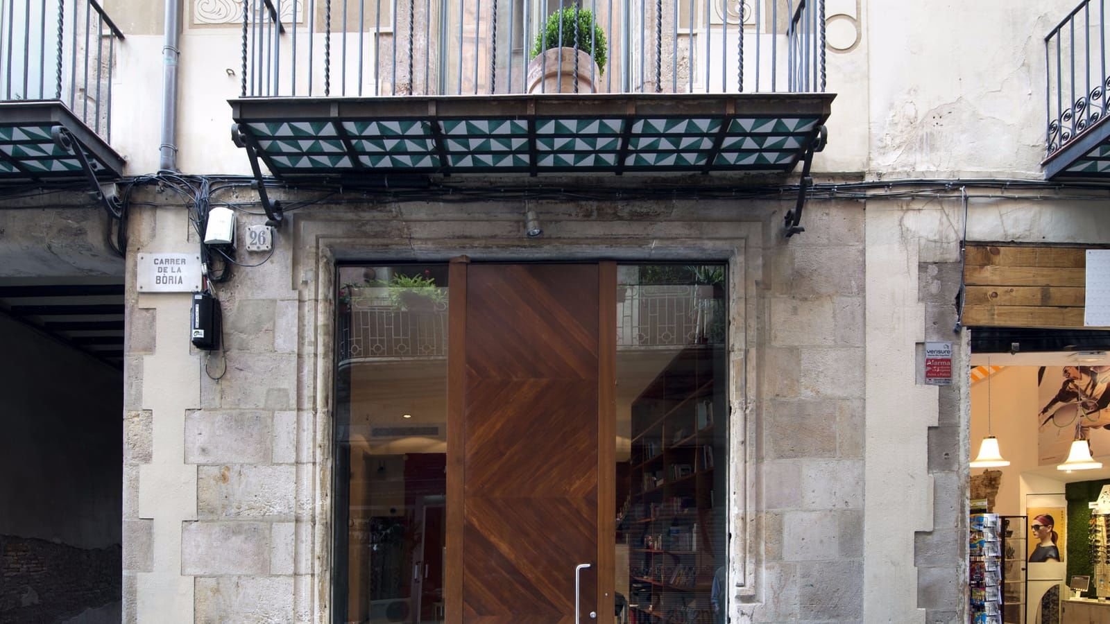 Entrance of the Mercer House Bòria BCN 